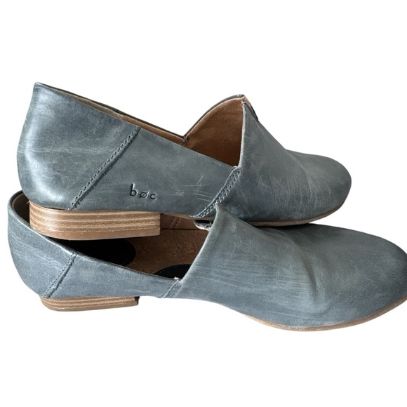 b.o.c. Leather Slip-On Loafers Blueish Green Size 8.5 - Picture 4 of 6